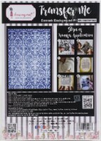Dress My Craft Transfer Me Sheet A4-Damask Background #1