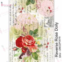 Dress My Craft Transfer Me Sheet A4-Reverse Rose Doily