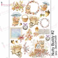 Dress My Craft Transfer Me Sheet A4-Nutty Buddy #2