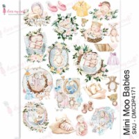 Dress My Craft Transfer Me Sheet A4-Mini Moo Babies