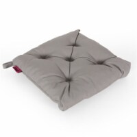 Noble House Bandel Indoor Fabric Classic Tufted Chair Cushion in Gray