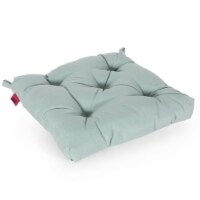 Noble House Bandel Indoor Fabric Classic Tufted Chair Cushion in Teal