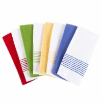 Absorbent 100% Cotton Dish Cloth 16 Pack or Hand Towel 8 Pack Kitchen Decor Set Striped Solid