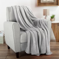Fleece Throw Blanket- For Couch, Home Décor, Sofa & Chair- Oversized 60” x 70”- Lightweight,