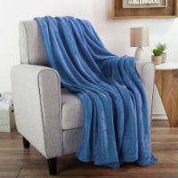 Fleece Throw Blanket- For Couch, Home Décor, Sofa & Chair- Oversized 60” x 70”- Lightweight,