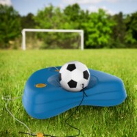 Soccer Rebounder-Reflex Training Set with Fillable Weighted Base, and Ball with Adjustable