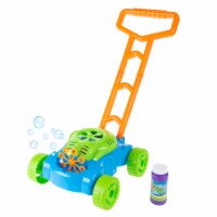 Bubble Machine Lawnmower Outdoor Toddler Toy Walk Behind Lawn Mower Bubble Maker with Sounds