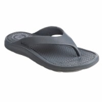 Totes Mens Sol Bounce Ara Thong Sandals - Black Perspective: Main