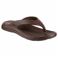 Totes Men's Sol Bounce Ara Thong - Brown Perspective: Main