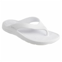 Totes® Women's Sol Bounce Ara Thong Sandals - White Perspective: Main