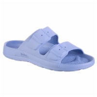 Totes Womens Sol Bounce 2-Strap Sandals - Purple Perspective: Main