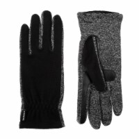 Isotoner® Women's Fleece Spandex Black Gloves Pair