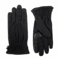 Isotoner smartDRI Men's Fleece Gloves - Black