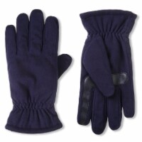 Isotoner SmartDRI Navy Blue Fleece Men's Gloves