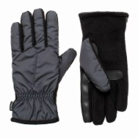 Isotoner SmartDRI Nylon Gloves with Fleese Palm Glove - Black
