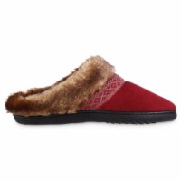Isotoner® Ada Hoodback Chili Microsuede Women's Slippers