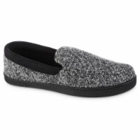 Isotoner­® Black Jamie Tweed Moccasin (Large)