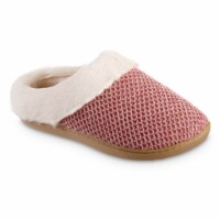Isotoner® Lara Cenille Hoodback Slipper - Tan Perspective: Main