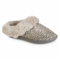 Isotoner® Samantha Sweat Knit Hoodback Slippers - White