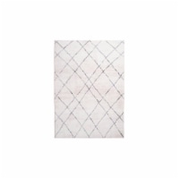 Natco Washable Mayra Ivory 5x7 Area Rug