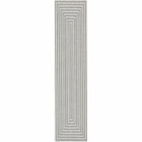 Fred Meyer Corin Table Runner - Gray/Beige Perspective: Main