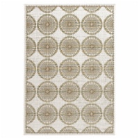 Backyard Bungalow Colourscape Stevie Indoor/Outdoor Rug - Ecru Perspective: Main