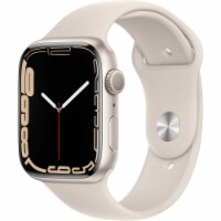 Apple Watch Series 7 45mm - Starlight Aluminum Case / Starlight Sport Band Perspective: Main