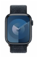 Apple Watch Series 9 GPS 41mm Midnight Aluminum Case with Midnight Sport Band - M/L Perspective: Main