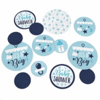 Big Dot of Happiness It's a Boy - Blue Baby Shower Party Decor - Large Confetti 27 Ct
