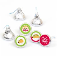 Big Dot of Happiness Taco 'Bout Fun Mexican Fiesta Round Candy Sticker Favors 1 sheet of 108