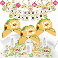 Big Dot of Happiness Taco 'Bout Fun - Mexican Fiesta Supplies Decor Kit - Fundle Bundle