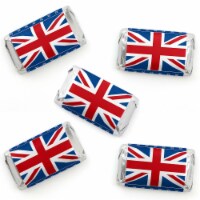 Big Dot of Happiness Cheerio, London - Mini Candy Bar Wrapper British UK Party Favors 40 Ct