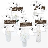 Big Dot of Happiness Spooky Ghost - Halloween Party Centerpiece Sticks - Table Toppers 15 Ct