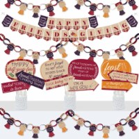 Big Dot of Happiness Friends Thanksgiving Feast Decor Party Supplies Kit Doterrific Bundle