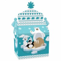 Big Dot of Happiness Arctic Polar Animals Treat Box Party Favors Winter Gable Boxes 12 Ct