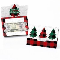 Big Dot of Happiness Holiday Plaid Trees Buffalo Plaid Christmas Money Gift Card Holders 8 Ct