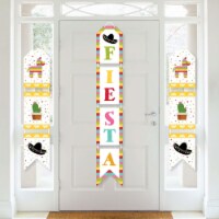 Big Dot of Happiness Let's Fiesta - Hanging Vertical Banners - Mexican Indoor Door Decor