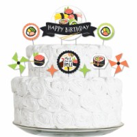 Big Dot of Happiness Let's Roll - Sushi - Birthday Party Decor Kit - Cake Topper Set 11 Pc