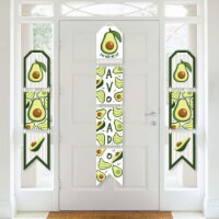 Big Dot of Happiness Hello Avocado - Hanging Vertical Banners - Fiesta Indoor Door Decor