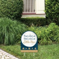 Big Dot of Happiness Twinkle Twinkle Little Star - Outdoor Lawn Sign - Party Yard Sign - 1 Pc