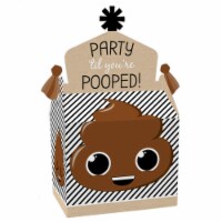 Big Dot of Happiness Party 'Til You're Pooped Treat Box Favors Emoji Party Gable Boxes 12 Ct