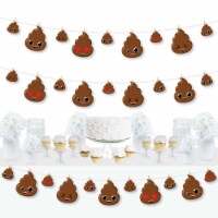 Big Dot of Happiness Party 'Til You're Pooped Party DIY Decor Clothespin Garland Banner 44 Pc