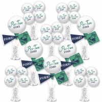 Big Dot of Happiness Par-Tee Time Golf - Centerpiece Sticks - Showstopper Table Toppers 35 Pc