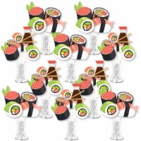 Big Dot of Happiness Let's Roll Sushi Party Centerpiece Stick Showstopper Table Toppers 35 Pc