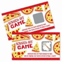 Big Dot of Happiness Pizza Party Time - Baby Shower or Birthday Game Scratch Off Cards 22 Ct