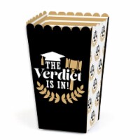 Big Dot of Happiness Law School Grad Future Lawyer Grad Party Favor Popcorn Treat Boxes 12 Ct