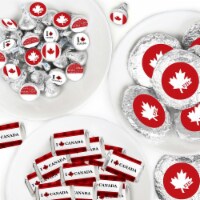 Big Dot of Happiness Canada Day - Canada Party Candy Favor Sticker Kit - 304 Pieces