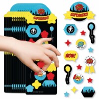 Big Dot of Happiness Bam Superhero Birthday Party Favor Kids Stickers 16 Sheets 256 Stickers