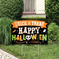 Big Dot of Happiness Jack-O'-Lantern Halloween Lawn Decor Trick or Treat Party Yardy Sign