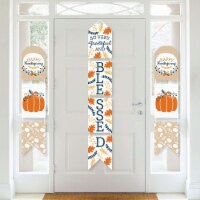 Big Dot of Happiness Happy Thanksgiving - Hanging Vertical Door Banners - Indoor Door Decor